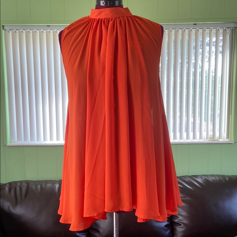 NWT Ashley Stewart mock neck blouse